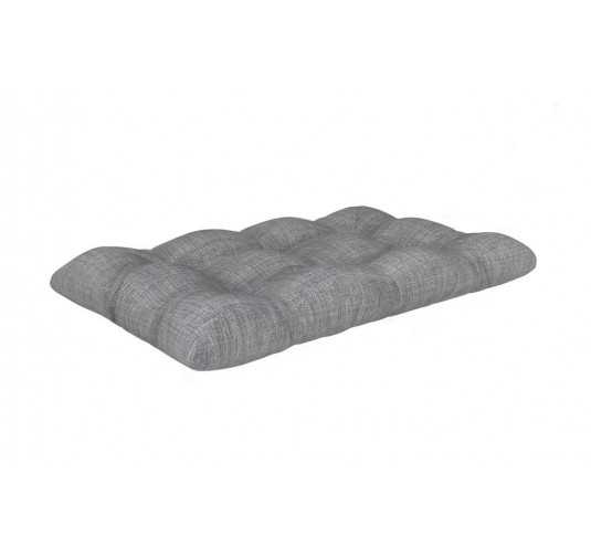 Pallet Garden Quilted Seat Cushion 120x80x15 Grey