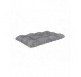 Pallet Garden Quilted Seat Cushion 120x80x15 Grey