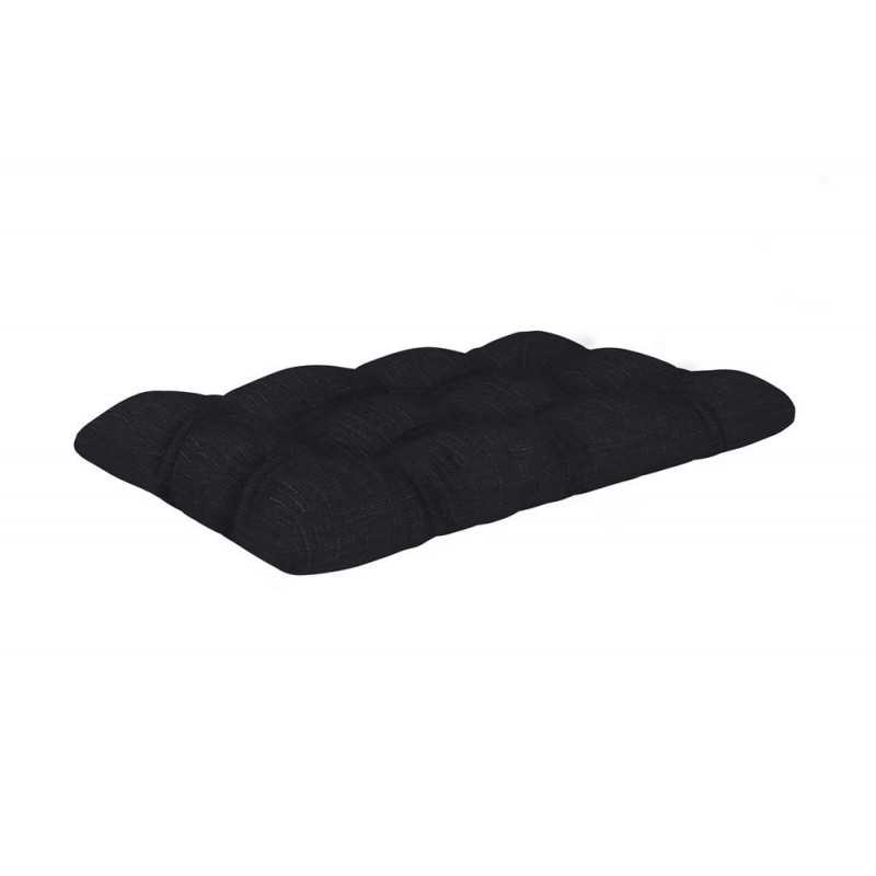 Pallet Garden Quilted Seat Cushion 120x80x15 Black