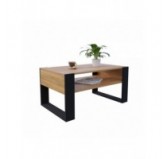 Coffee Table for Living Room or Office, Craft Oak, 92 x 53.6 x 45 cm