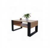 Coffee Table for Living Room or Office, Craft Oak, 92 x 53.6 x 45 cm