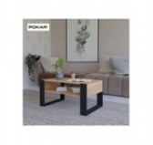 Coffee Table for Living Room or Office, Craft Oak, 92 x 53.6 x 45 cm