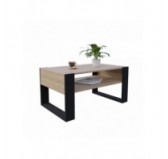 Coffee Table for Living Room or Office, Sonoma Oak, 92 x 53.6 x 45 cm