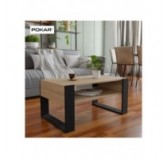 Coffee Table for Living Room or Office, Sonoma Oak, 92 x 53.6 x 45 cm