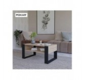 Coffee Table for Living Room or Office, Sonoma Oak, 92 x 53.6 x 45 cm