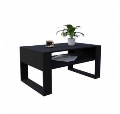 Coffee Table for Living Room or Office, Black, 92 x 53.6 x 45 cm