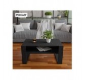 Coffee Table for Living Room or Office, Black, 92 x 53.6 x 45 cm