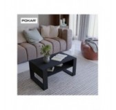 Coffee Table for Living Room or Office, Black, 92 x 53.6 x 45 cm