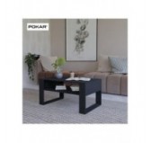 Coffee Table for Living Room or Office, Black, 92 x 53.6 x 45 cm