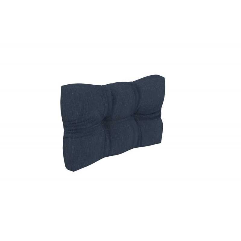 Pallet Garden Quilted Side Cushion 60x40x12 cm Dark Blue