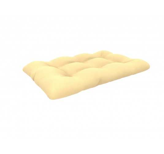 Pallet Seat Cushion, Waterproof, Quilted, 120x80x15 cm, Beige