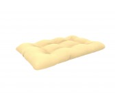 Pallet Seat Cushion, Waterproof, Quilted, 120x80x15 cm, Beige