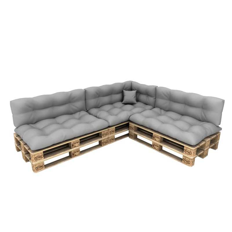 Grey pallet cushions sale