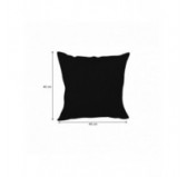 Decorative Cushion for Pallet Sofa and Garden Furniture, Waterproof, 40x40 cm, Black