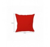 Decorative Cushion for Pallet Sofa and Garden Furniture, Waterproof, 40x40 cm, Red