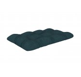 Pallet Seat Cushion, Quilted, 120x60x12 cm, Dark Green