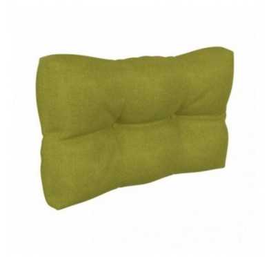 Pallet Side Cushion, Quilted, 60x40x12 cm, Lime