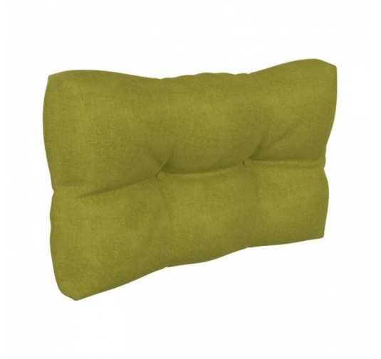 Pallet Side Cushion, Quilted, 60x40x12 cm, Lime