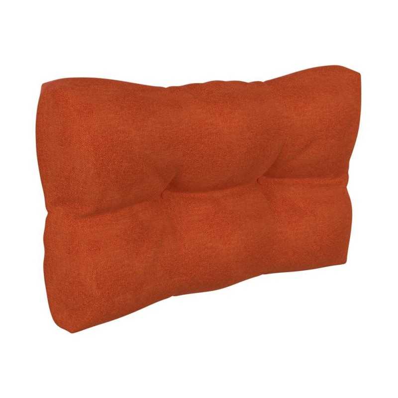 Pallet Side Cushion, Quilted, 60x40x12 cm, Orange