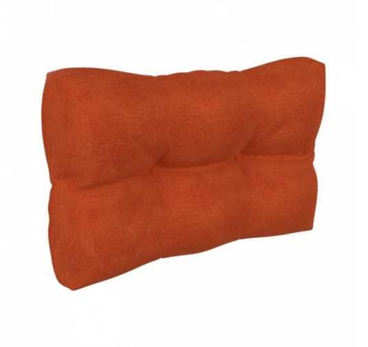 Pallet Side Cushion, Quilted, 60x40x12 cm, Orange