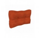 Pallet Side Cushion, Quilted, 60x40x12 cm, Orange