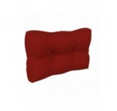 Pallet Side Cushion, Quilted, 60x40x12 cm, Red