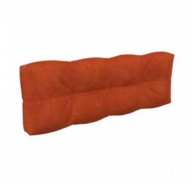 Pallet Backrest Cushion, Quilted, 120x40x12 cm, Orange