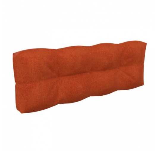 Pallet Backrest Cushion, Quilted, 120x40x12 cm, Orange