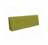 Set of 2 Pallet Cushions, 120x80 cm + 120x40 cm, Lime