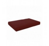 Set of 6 Pallet Cushions, 2x Seat + 2x Backrest + Side Cushion + Deco Cushion, Burgundy