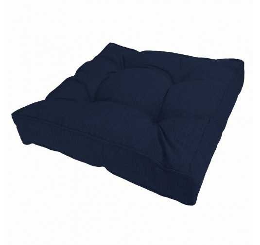 Garden Chair Seat Cushion, Dark Blue 50x50