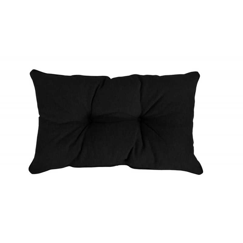 Garden Chair Back Cushion, Black 50x40