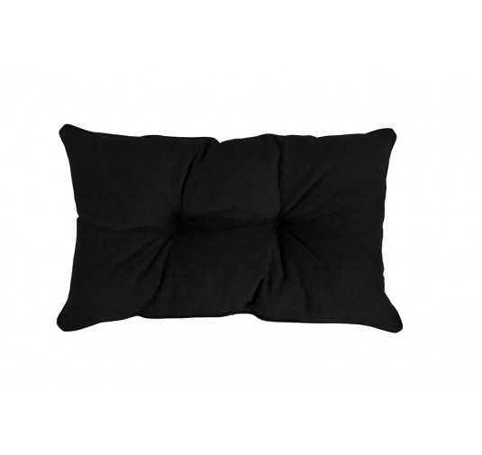 Garden Chair Back Cushion, Black 50x40