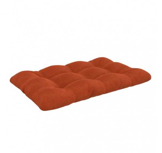 Pallet Seat Cushion, Quilted, 120x80 cm, Orange