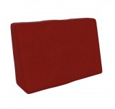 Pallet Side Cushion, 60x40x20/10 cm, Red