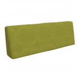 Pallet Backrest Cushion, 120x40x20/10 cm, Lime