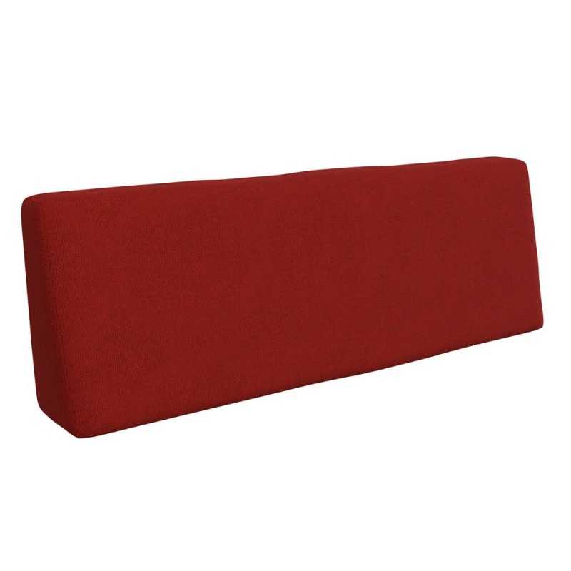 Pallet Backrest Cushion, 120x40x20/10 cm, Red