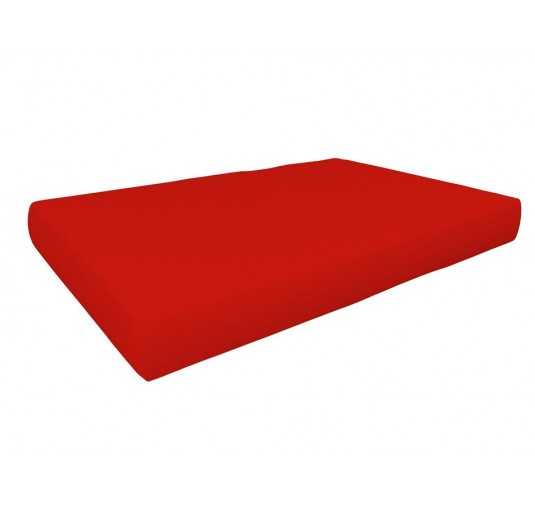 Pallet Garden Seat Cushion Waterproof 120x80x15 Red