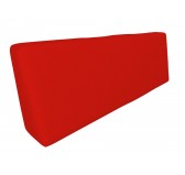 Pallet Garden Backrest Cushion Waterproof 120x40x20/10 Red