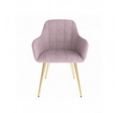 Dining Chair, Upholstered Chair, Living Room Chair, Upholstered Armchair, Pink