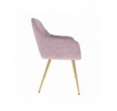 Dining Chair, Upholstered Chair, Living Room Chair, Upholstered Armchair, Pink