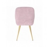 Dining Chair, Upholstered Chair, Living Room Chair, Upholstered Armchair, Pink