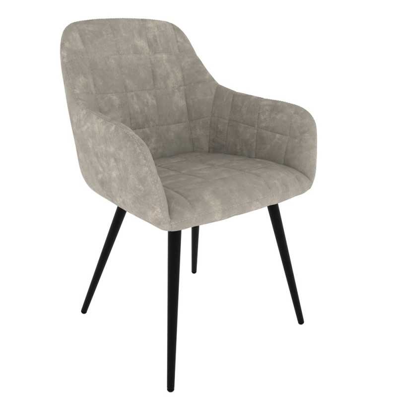 Dining Chair, Upholstered Chair, Living Room Chair, Upholstered Armchair, Grey