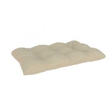 Pallet Garden Quilted Seat Cushion 120x80x15 Beige