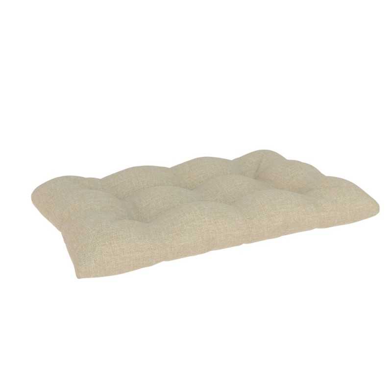 Pallet Garden Quilted Seat Cushion 120x80x15 Beige