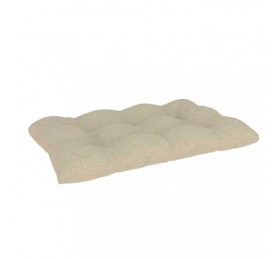 Pallet Garden Quilted Seat Cushion 120x80x15 Beige