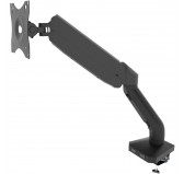 Monitor Arm, VESA-compatible PC Screen Holder, Gas Spring Adjustment