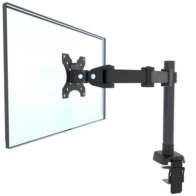 Monitor Arm, VESA-compatible PC Screen Holder, Articulating Monitor Arm