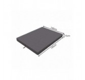 Foldable Mattress Guest Bed Camping Travel 140x195x15 Anthracite