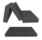 Foldable Mattress Guest Bed Camping Travel 140x195x15 Anthracite